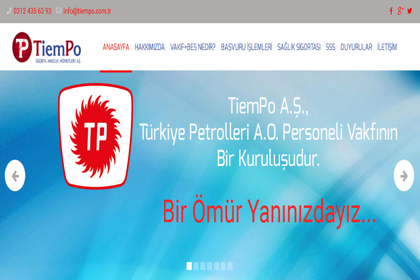 TiemPo web sitesi yayına alındı