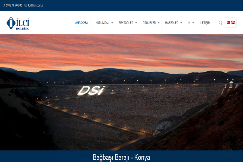 İlci Holding Web Sitesi Yenilenerek Yayına Alındı