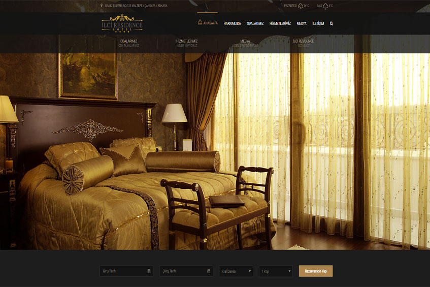 İlci Residence Hotel Web Sitesi Yenilenerek Yayına Alındı.
