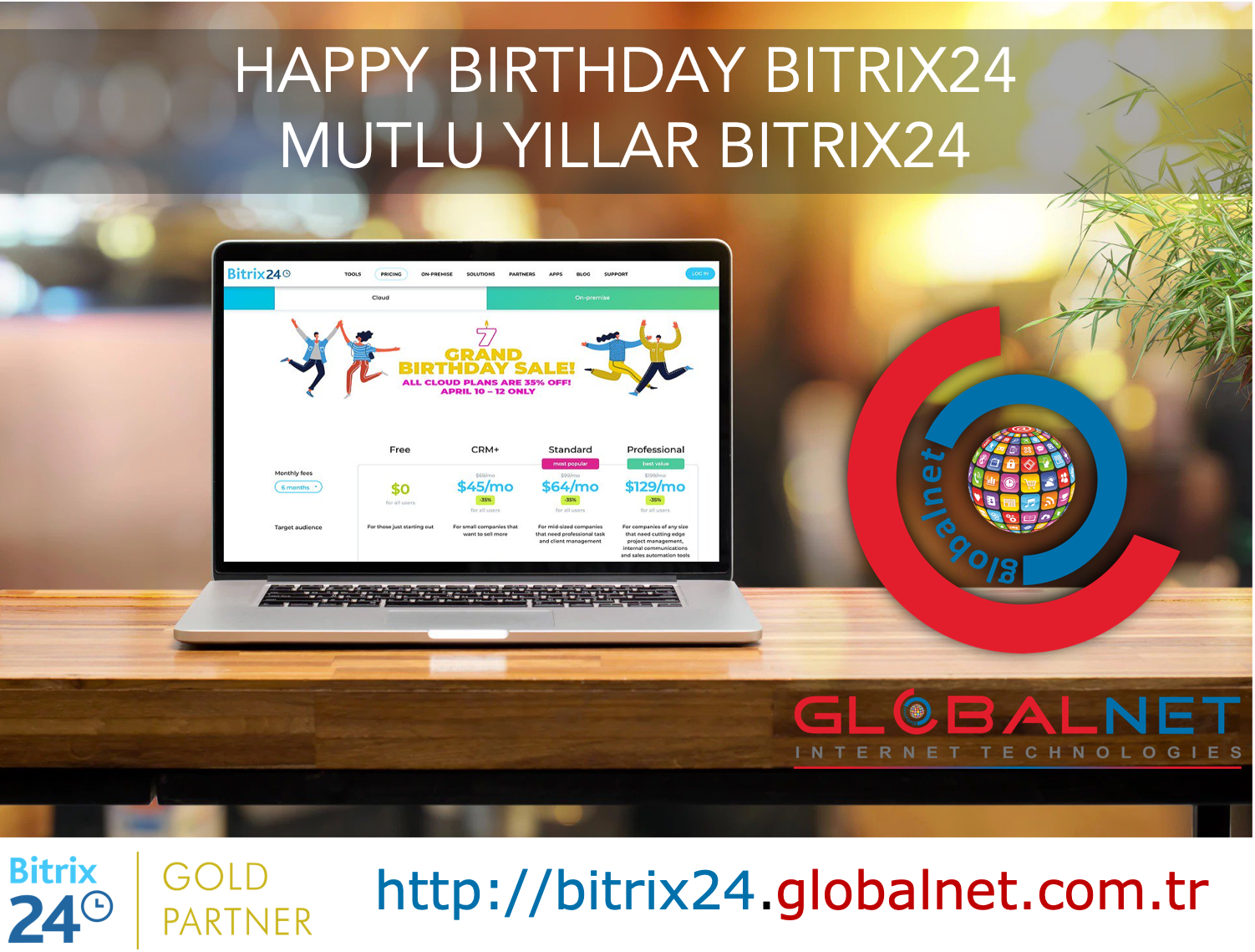 BITRIX24 TÜRKİYE GOLD PARTNER GLOBALNET