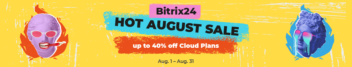 Bitrix24 Hot agust sale banner