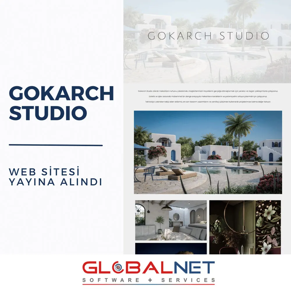 GOKARCH STUDİO Web Sitesi Yayına Alındı